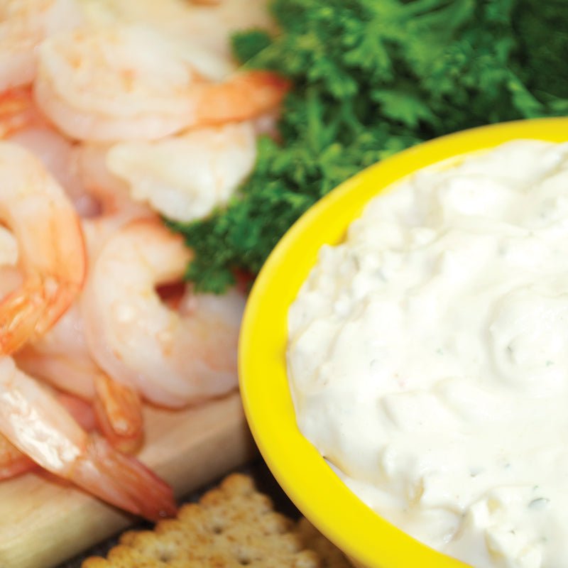 shrimp pleasure sausage dip- Dips